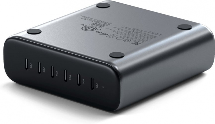 Satechi 200W USB-C 6-Port GaN Charger -virtalähde