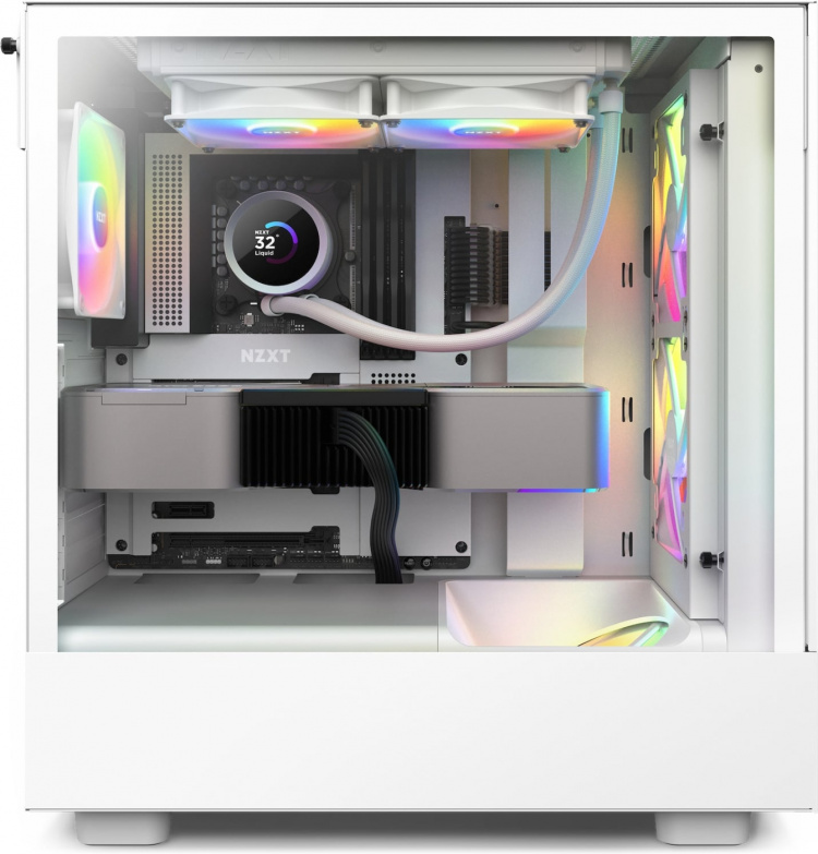 NZXT Kraken 240 RGB -nestejäähdytysjärjestelmä, valkoinen