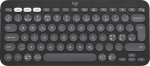 Logitech Pebble Keys 2 K380s -näppäimistö, harmaa