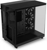 NZXT H6 Flow ATX-kotelo panoraamaikkunalla, musta