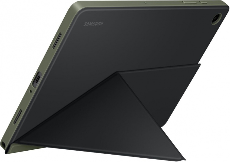 Samsung Galaxy Tab A9+ Book Cover -suojakotelo, musta