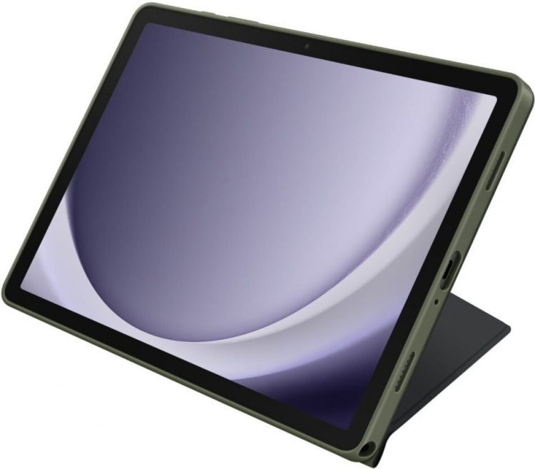 Samsung Galaxy Tab A9+ Book Cover -suojakotelo, musta