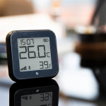 Shelly H&T Gen3 -kosteus- ja lämpömittari, musta