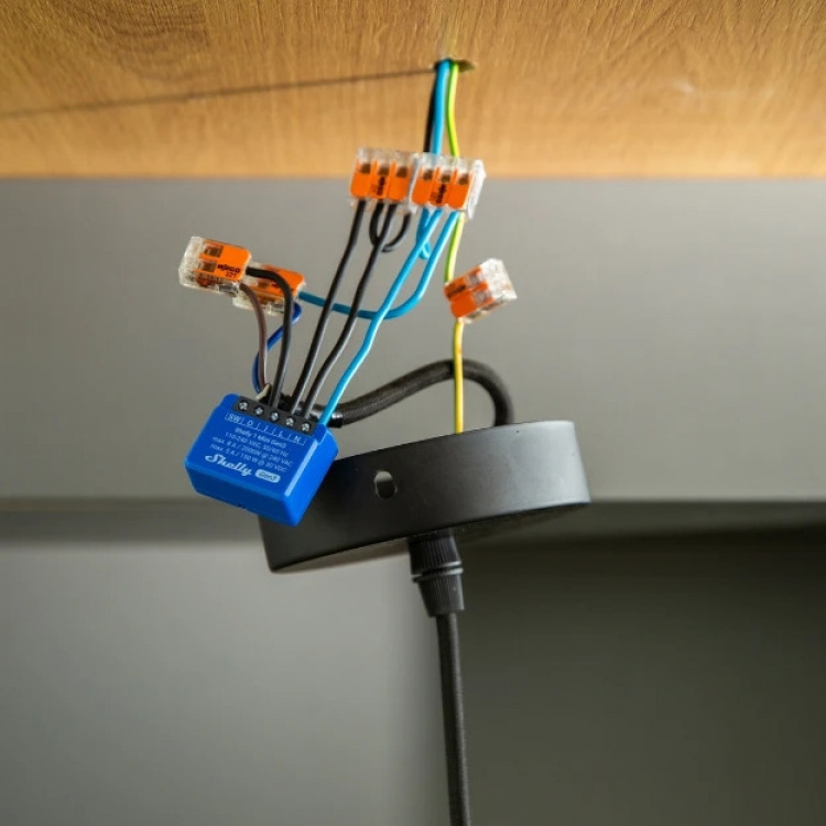 Shelly 1 Mini Gen3 -relekytkin wifi-verkkoon