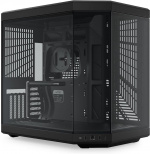 Hyte Y70 Black ATX-kotelo panoraamaikkunalla, musta