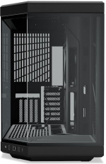 Hyte Y70 Black ATX-kotelo panoraamaikkunalla, musta