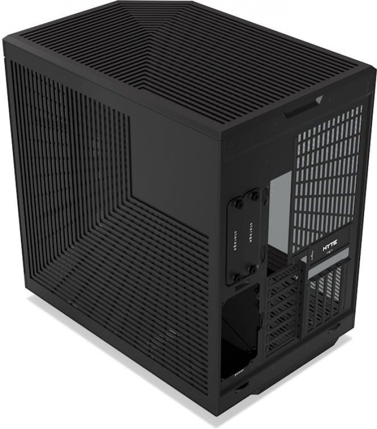 Hyte Y70 Black ATX-kotelo panoraamaikkunalla, musta