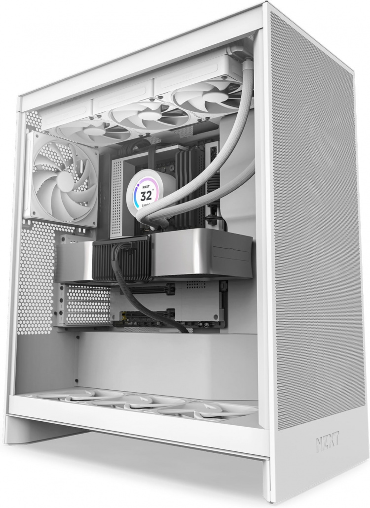 NZXT F120Q -tuuletin, 120 mm, valkoinen
