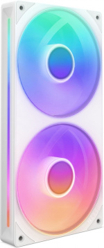 NZXT F240 RGB CORE -tuuletin, 2 * 120 mm, valkoinen