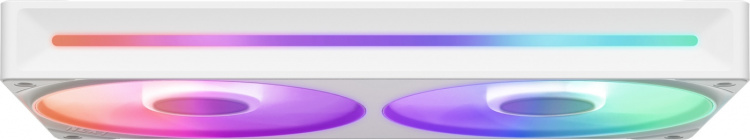 NZXT F240 RGB CORE -tuuletin, 2 * 120 mm, valkoinen