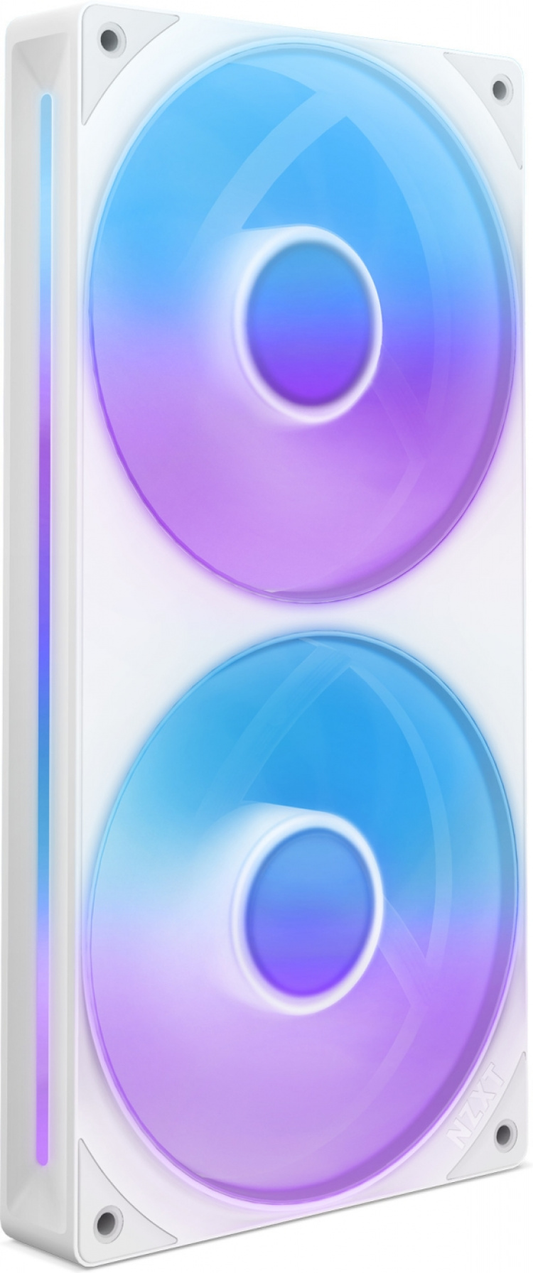 NZXT F240 RGB CORE -tuuletin, 2 * 120 mm, valkoinen