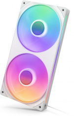 NZXT F240 RGB CORE -tuuletin, 2 * 120 mm, valkoinen