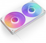 NZXT F240 RGB CORE -tuuletin, 2 * 120 mm, valkoinen