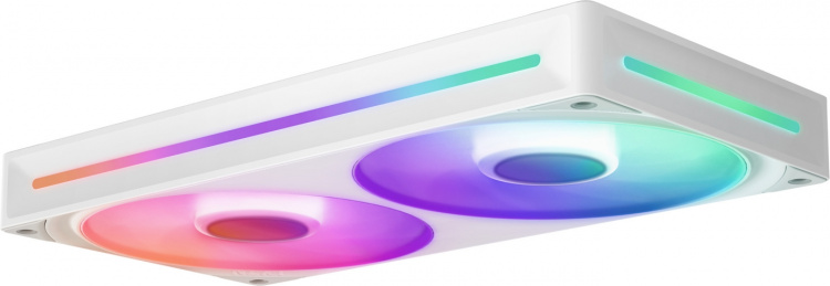 NZXT F240 RGB CORE -tuuletin, 2 * 120 mm, valkoinen