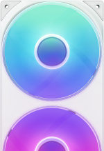 NZXT F360 RGB CORE -tuuletin, 3 * 120 mm, valkoinen