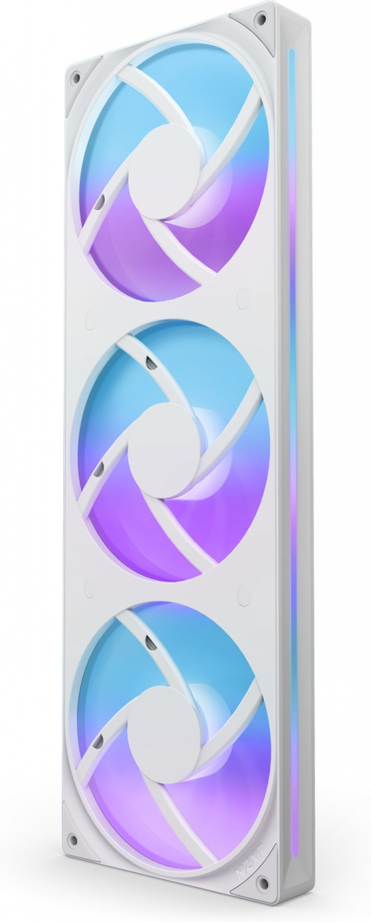 NZXT F360 RGB CORE -tuuletin, 3 * 120 mm, valkoinen