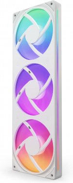 NZXT F360 RGB CORE -tuuletin, 3 * 120 mm, valkoinen
