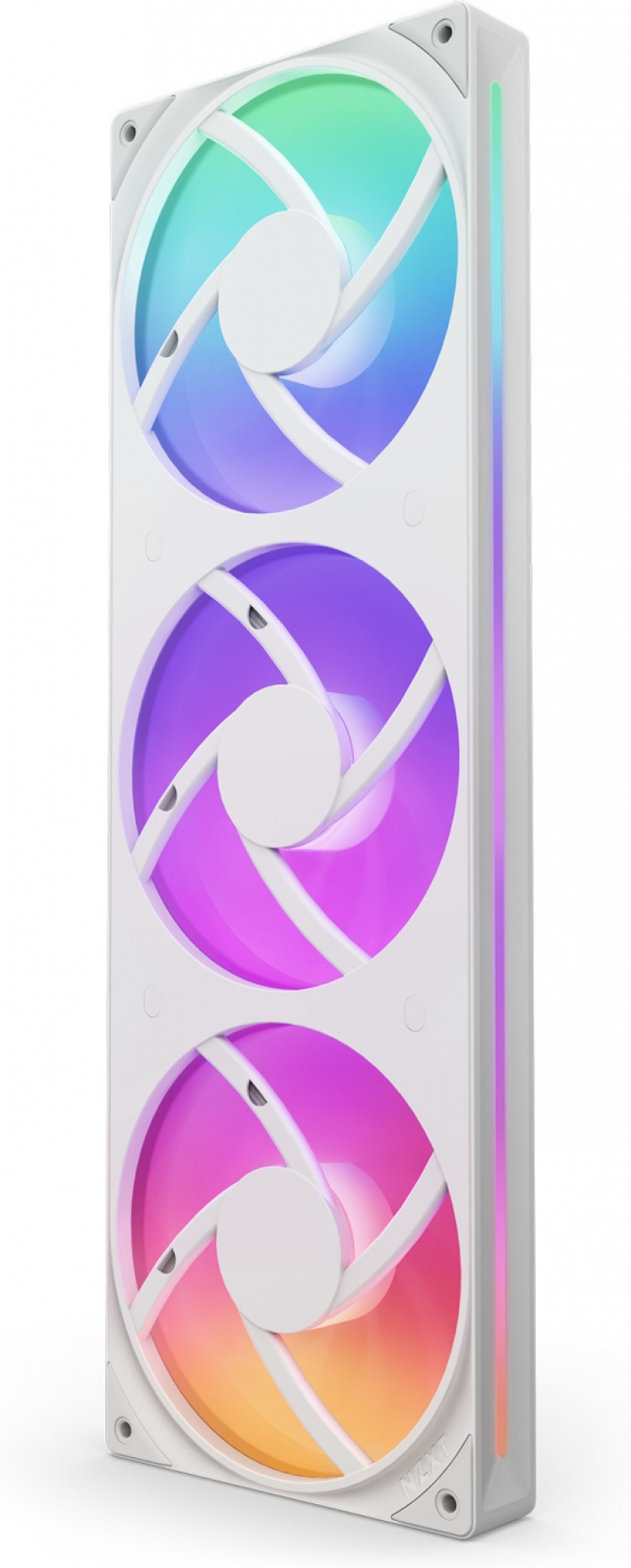 NZXT F360 RGB CORE -tuuletin, 3 * 120 mm, valkoinen