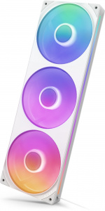 NZXT F360 RGB CORE -tuuletin, 3 * 120 mm, valkoinen
