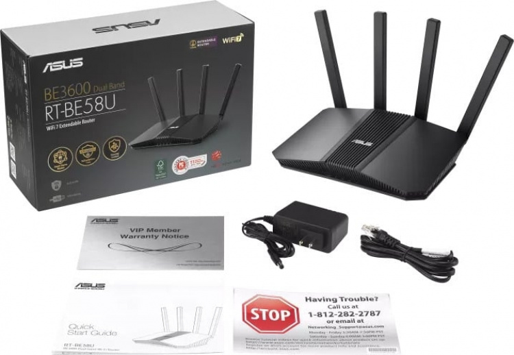 ASUS RT-BE58U Dual-band -WiFi7-reititin