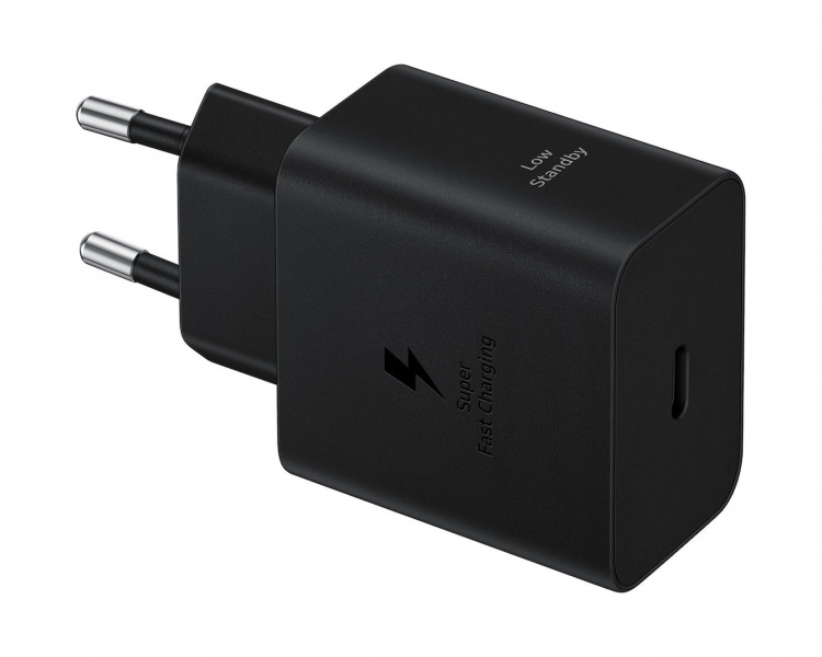 Samsung 45 W -pikalaturi, USB-C-kaapelilla, musta