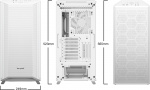 be quiet! Dark Base 701 ATX-kotelo ikkunalla, valkoinen