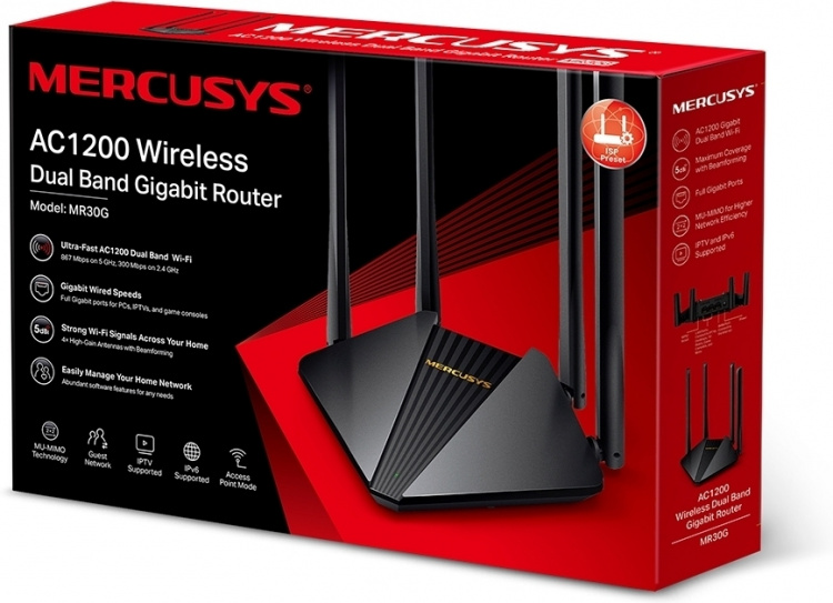 Mercusys MR30G Dual-band -WiFi-reititin