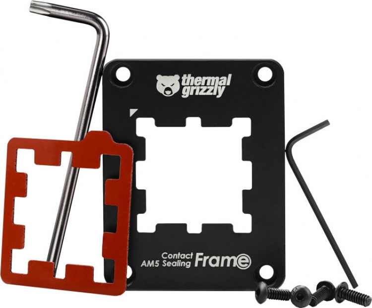 Thermal Grizzly CPU Contact Frame -kontaktikehys AMD Ryzen 7000 -sarjan prosessoreille