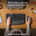 Logitech Ergo M575S -pallohiiri, grafiitti