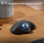 Logitech Ergo M575S -pallohiiri, grafiitti