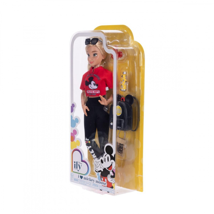 Disney Muotinukke Ily 4ever 11in Fashion Doll Deluxe I Love Mickey
