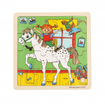 ASTRID LINDGREN Palapeli 16 Pcs Peppi Pitkätossu - Square Horse