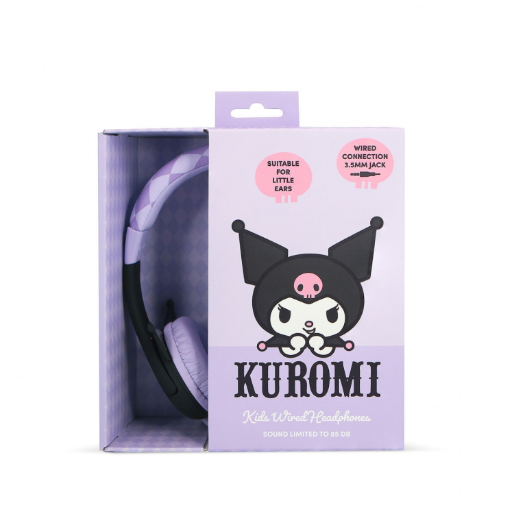 KUROMI Kuulokkeet Pink Langallinen On-Ear 85dB Korvilla
