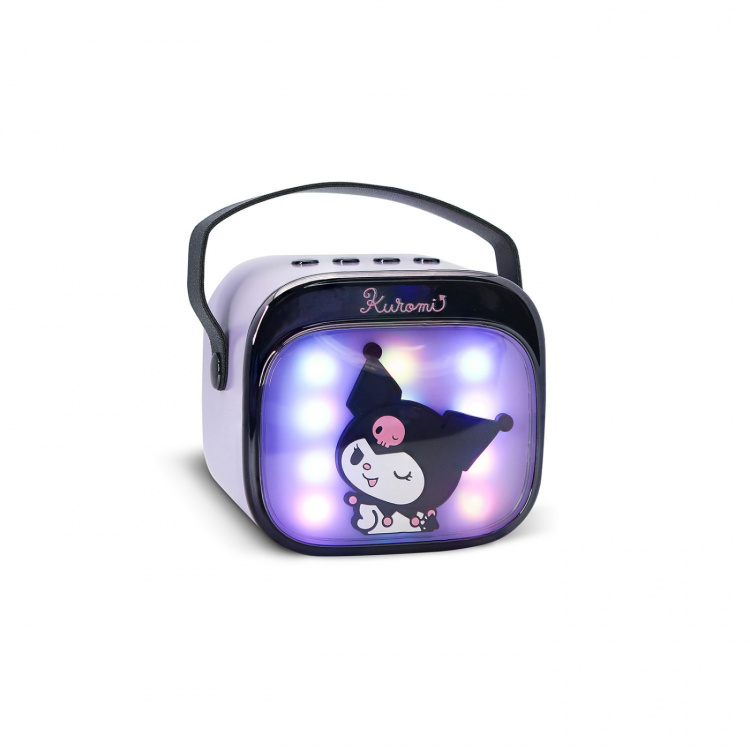 KUROMI Karaoke Kaiutin Popsing Mikrofoni LED