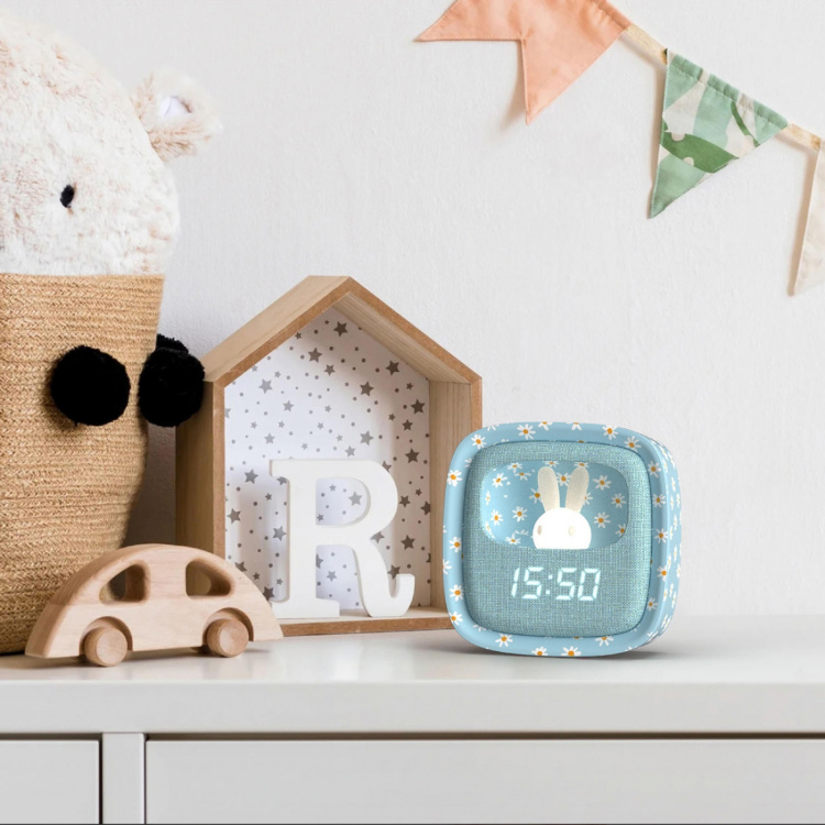 Mobility On Board Herätyskello Valolla Billy Blue Kukka