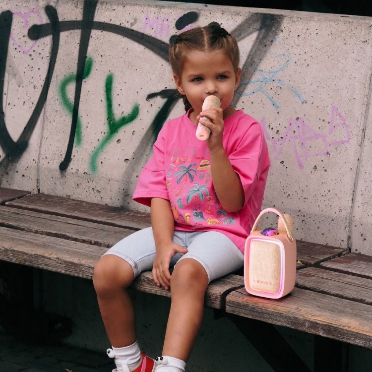 Mobility On Board Kaiutin/Karaokepaketti Singy Party Pinkki