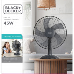 BLACK+DECKER Pöytätuuletin 40cm 45W Musta