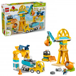 LEGO DUPLO Town – 3-in-1-rakennustyömaa ja ajoneuvot (10476)