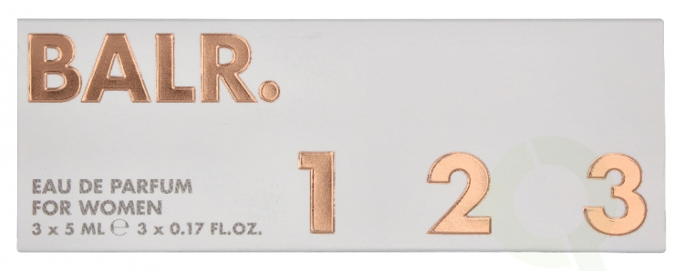 Balr. 1 FOR WOMEN Giftset 15 ml Miniature BALR 1/BALR 2/BALR 3/3x5ml