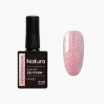 Nailura Geelilakka 339 – Copper Rose Glitter – 10 ml