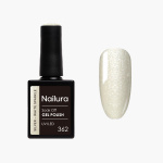 Nailura Geelilakka 362 – Silver White Sparkle – 10 ml