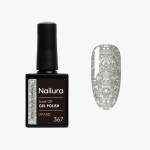 Nailura Geelilakka 367 – Steel Gray Sparkle – 10 ml