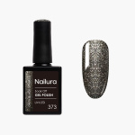 Nailura Geelilakka 373 – Onyx Black Sparkle – 10 ml