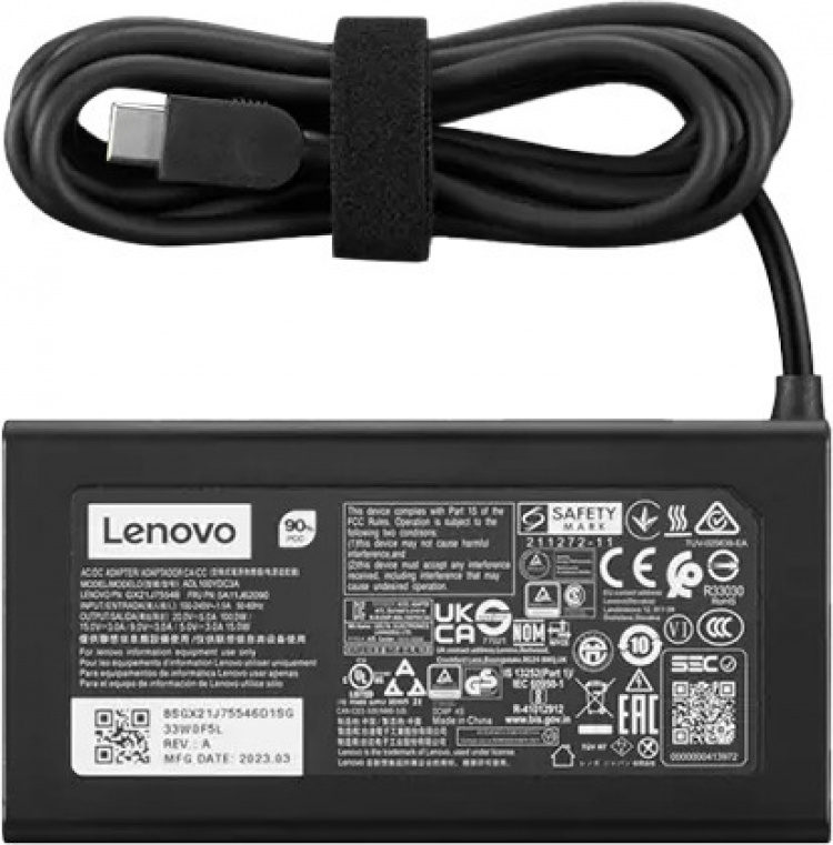 Lenovo 100 W AC Adapter (USB Type-C) -virtalähde