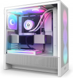 NZXT H5 Flow RGB (2024) ATX-kotelo ikkunalla, valkoinen