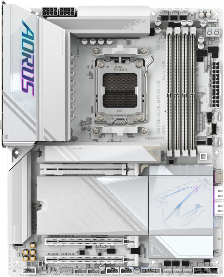 Gigabyte X870E AORUS PRO ICE ATX -emolevy