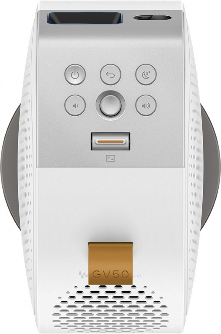 BenQ GV50 1080p -kannettava laserprojektori, valkoinen