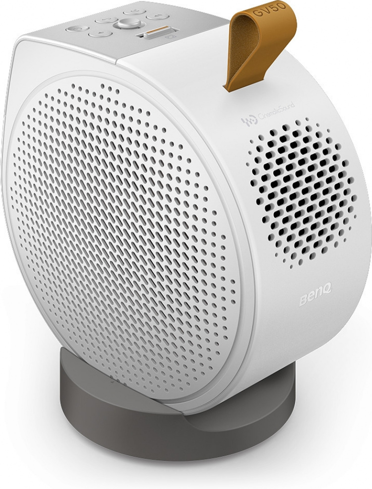 BenQ GV50 1080p -kannettava laserprojektori, valkoinen