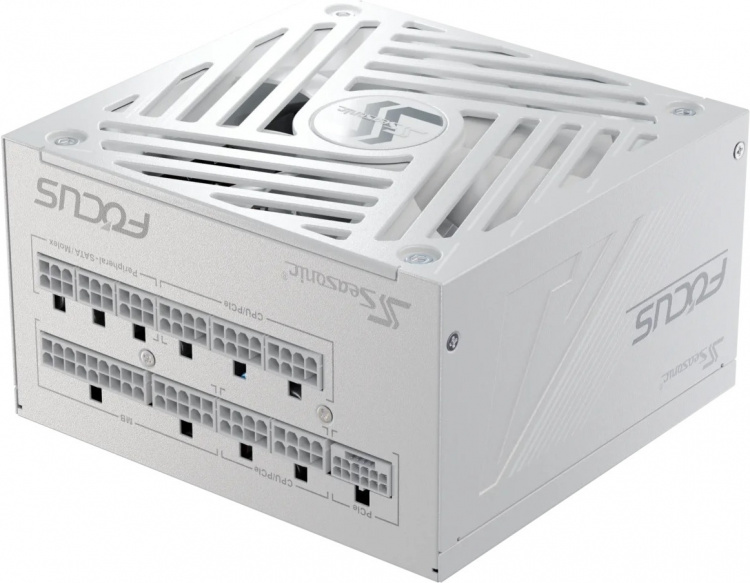 Seasonic FOCUS GX-1000 ATX 3.1 (2024) -virtalähde, valkoinen, 1000W