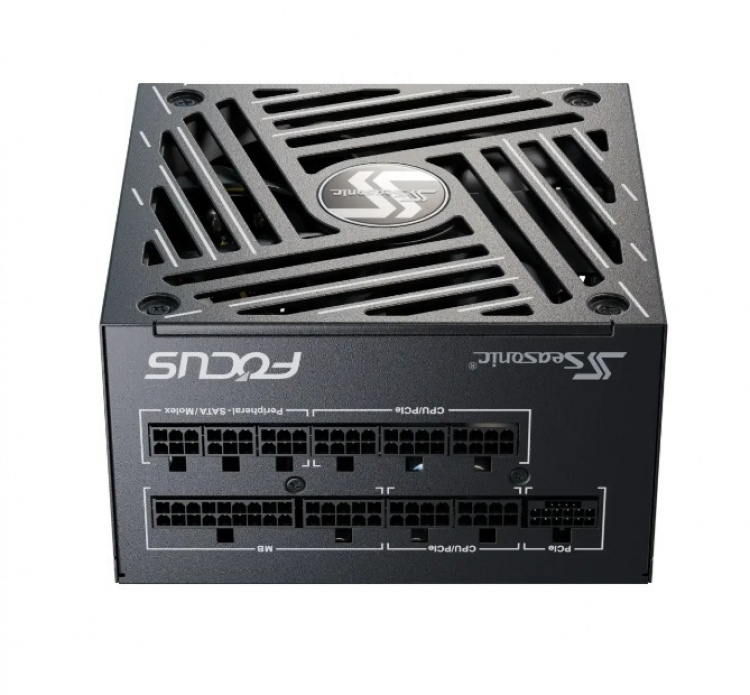 Seasonic FOCUS GX-1000 ATX 3.1 (2024) -virtalähde, musta, 1000 W